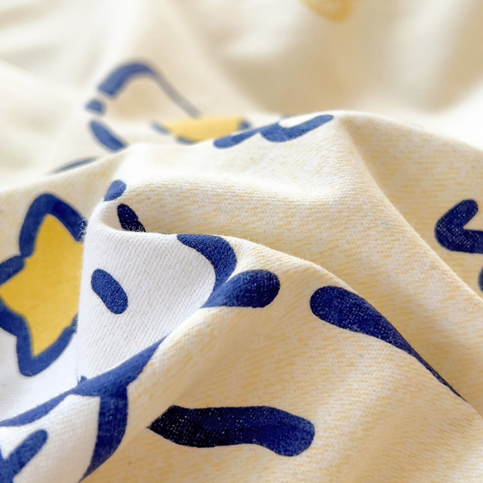 91家纺网 家纺一手货源 找家纺 芃成 2022新款全棉磨毛被套 乖乖兔