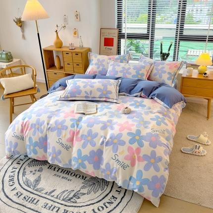 芃成 2022新款全棉磨毛被套 花季