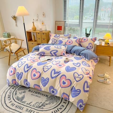 芃成 2022新款全棉磨毛被套 甜心