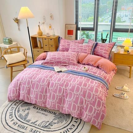 芃成 2022新款全棉磨毛被套 小时光 粉