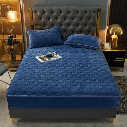 91家纺网 家纺一手货源 找家纺 （总）纤雅床笠 2024新款230g牛奶绒大豆夹棉床笠