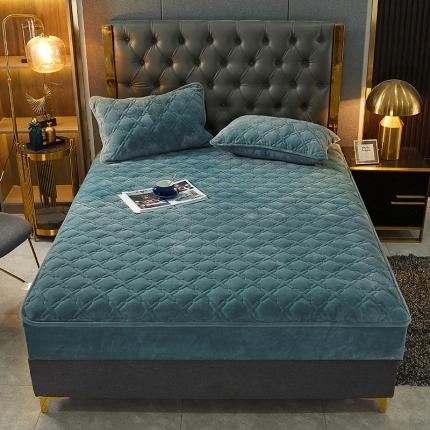 91家纺网 家纺一手货源 找家纺 （总）纤雅床笠 2024新款230g牛奶绒大豆夹棉床笠