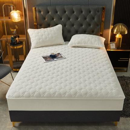 91家纺网 家纺一手货源 找家纺 （总）纤雅床笠 2024新款230g牛奶绒大豆夹棉床笠