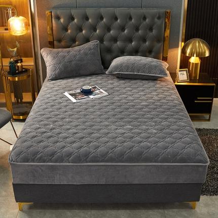 91家纺网 家纺一手货源 找家纺 （总）纤雅床笠 2024新款230g牛奶绒大豆夹棉床笠