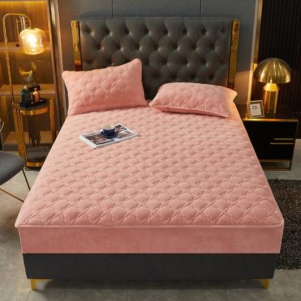 91家纺网 家纺一手货源 找家纺 （总）纤雅床笠 2024新款230g牛奶绒大豆夹棉床笠