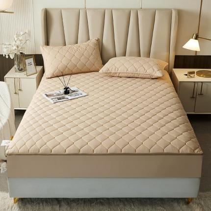 91家纺网 家纺一手货源 找家纺 （总）纤雅床笠 2024新款生姜大豆全包床笠