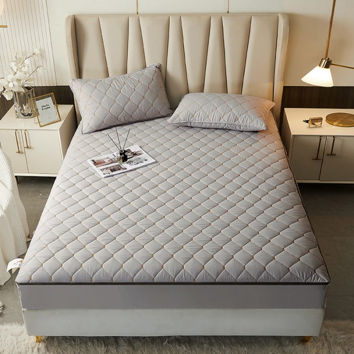 91家纺网 家纺一手货源 找家纺 （总）纤雅床笠 2024新款生姜大豆全包床笠