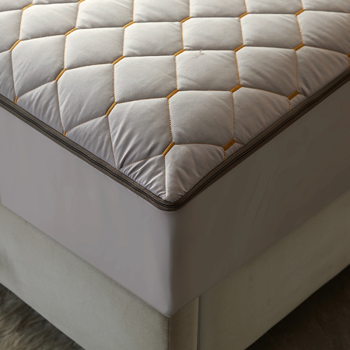 91家纺网 家纺一手货源 找家纺 （总）纤雅床笠 2024新款生姜大豆全包床笠