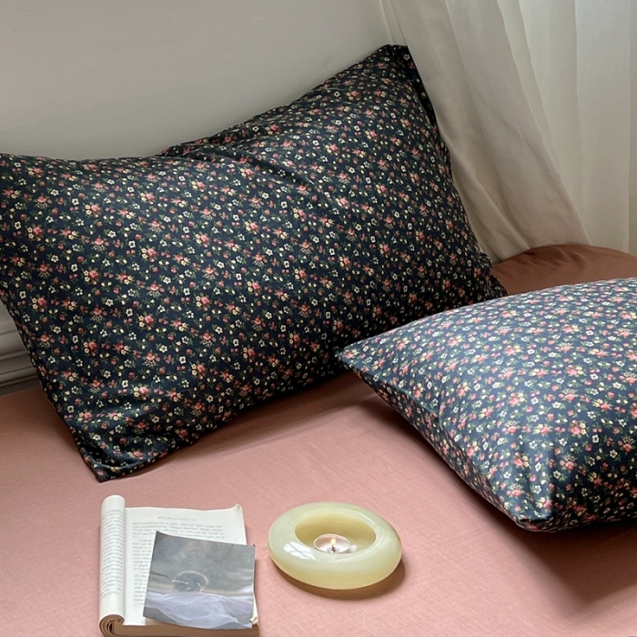 91家纺网 家纺一手货源 找家纺 黛馨 2025新款A类小清新双层纱四件套（实拍）傲蘭