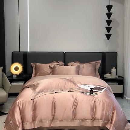 91家纺网 家纺一手货源 找家纺 （总）朵美 2025新款100支高精密丝绵提花-旋极系列