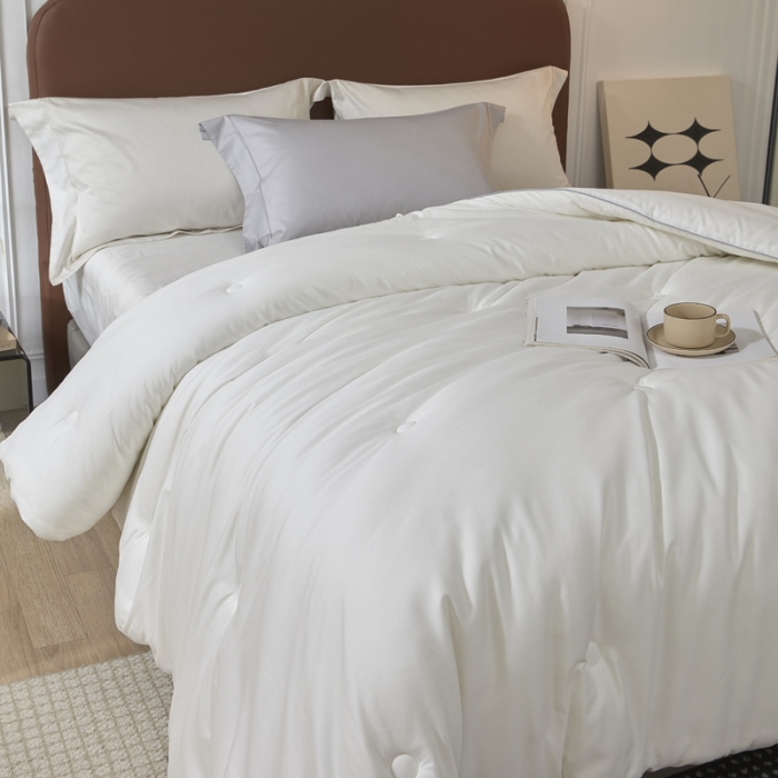 91家纺网 家纺一手货源 找家纺 （总）云栖家居 2022A类80支棉天丝舒柔冬被