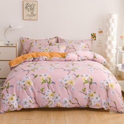 91家纺网 家纺一手货源 找家纺 星期三家纺2022年秋冬新款铂金全棉13372四件套（加老板微信有会员价） 拾梦