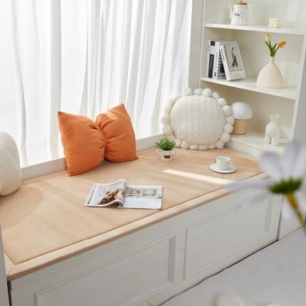 91家纺网 家纺一手货源 找家纺 北辰 2022新款纯色多功能地毯地垫飘窗垫 天然棕