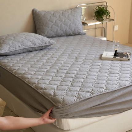 91家纺网 家纺一手货源 找家纺 总酒店酒店宾馆民宿布草套件纯棉A类纯色色织大豆纤维水洗棉夹棉单床笠