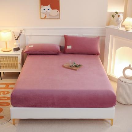 91家纺网 家纺一手货源 找家纺 总酒店酒店 2023新款牛奶绒全包床笠