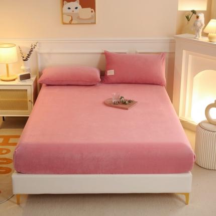 91家纺网 家纺一手货源 找家纺 总酒店酒店 2023新款牛奶绒全包床笠