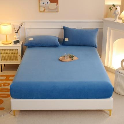 91家纺网 家纺一手货源 找家纺 总酒店酒店 2023新款牛奶绒全包床笠