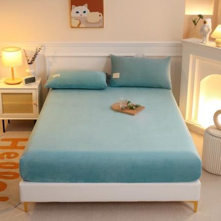 91家纺网 家纺一手货源 找家纺 总酒店酒店 2023新款牛奶绒全包床笠