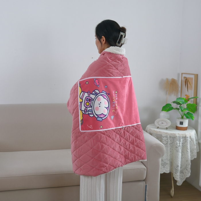 91家纺网 家纺一手货源 找家纺 （总）暖居 2024新款欧盟标准CE认证Usp电热毯抱枕被