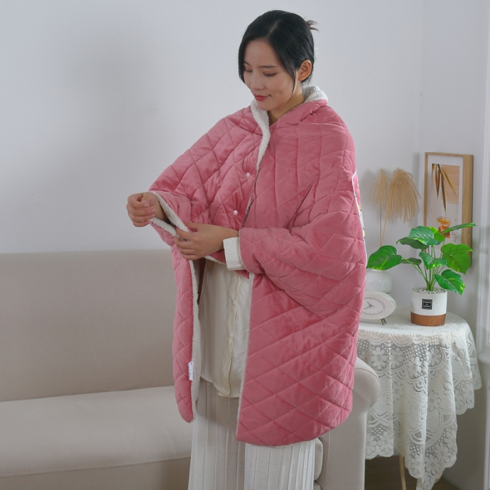 91家纺网 家纺一手货源 找家纺 （总）暖居 2024新款欧盟标准CE认证Usp电热毯抱枕被