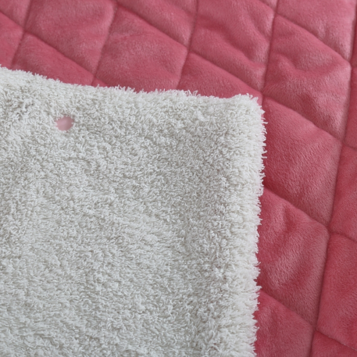 91家纺网 家纺一手货源 找家纺 暖居 2024新款欧盟标准CE认证Usp电热毯抱枕被 豆沙