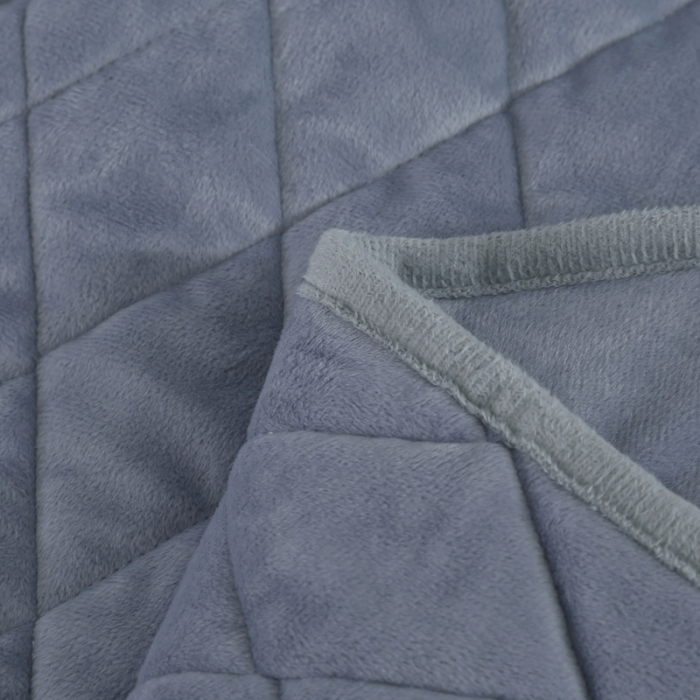 91家纺网 家纺一手货源 找家纺 暖居 2024新款欧盟标准CE认证Usp电热毯抱枕被 浅灰