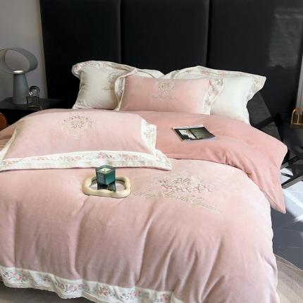 （总）馨蕊家居 2022新款轻奢煦暖绒梦露系列四件套