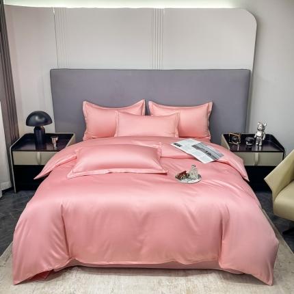 91家纺网 家纺一手货源 找家纺 （总）2025品乐100支长绒棉纯色全棉四件套