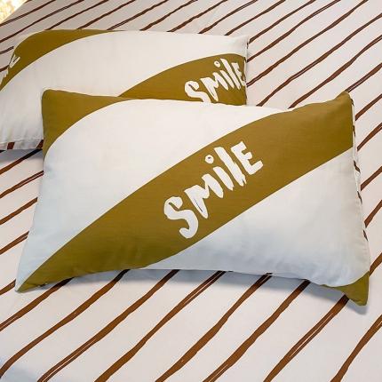 91家纺网 家纺一手货源 找家纺 （总）玉元坊 新款北欧风AB版简约全棉枕套/个48*74cm