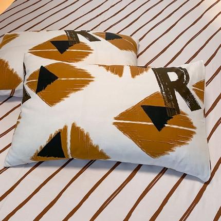 91家纺网 家纺一手货源 找家纺 （总）玉元坊 新款北欧风AB版简约全棉枕套/个48*74cm