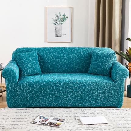 91家纺网 家纺一手货源 找家纺 （总）共鸣 2022新款高奢浮雕提花系列双人沙发套