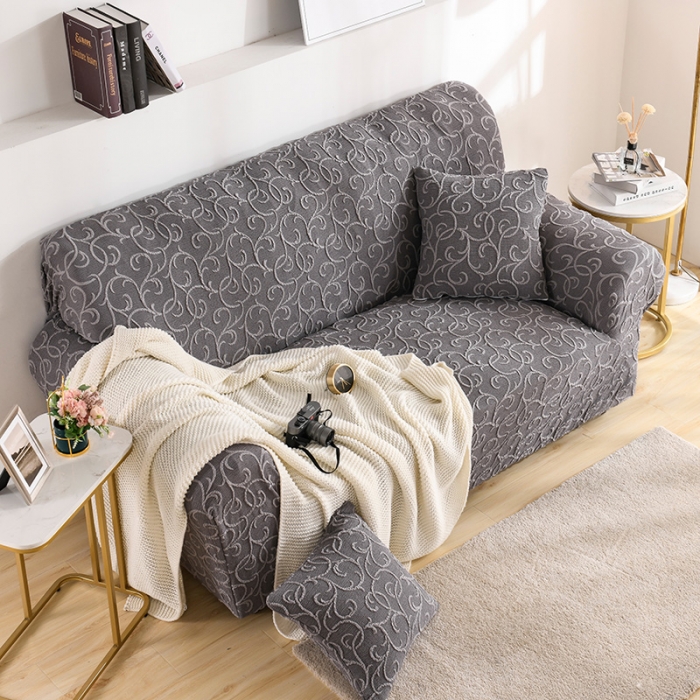 91家纺网 家纺一手货源 找家纺 （总）共鸣 2022新款高奢浮雕提花系列双人沙发套