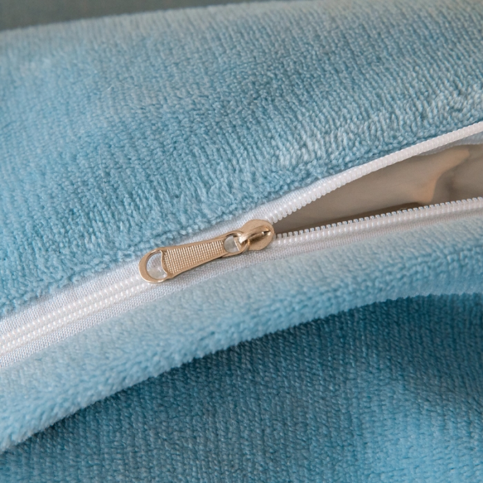 91家纺网 家纺一手货源 找家纺 宅家居 2023新款蒂娜系列加厚牛奶绒刺绣四件套 蒂娜-蓝色