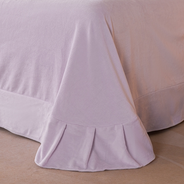 91家纺网 家纺一手货源 找家纺 宅家居 2023新款蒂娜系列加厚牛奶绒刺绣四件套 蒂娜-浅紫