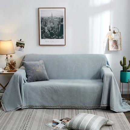 91家纺网 家纺一手货源 找家纺 （总）共鸣 2022新款雪尼尔系列沙发巾