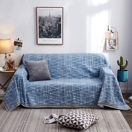 91家纺网 家纺一手货源 找家纺 （总）共鸣 2022新款雪尼尔系列沙发巾