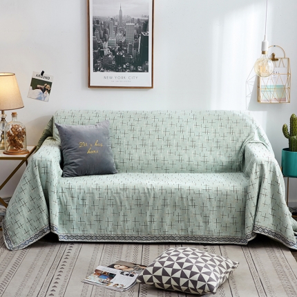 91家纺网 家纺一手货源 找家纺 （总）共鸣 2022新款雪尼尔系列沙发巾