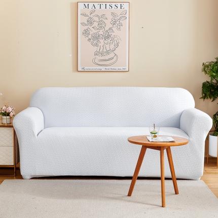 91家纺网 家纺一手货源 找家纺 （总）共鸣 2022新款摇粒绒提花交织纹系列沙发套