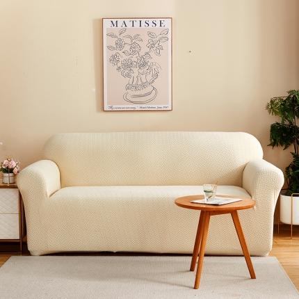 91家纺网 家纺一手货源 找家纺 （总）共鸣 2022新款摇粒绒提花交织纹系列沙发套