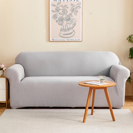 91家纺网 家纺一手货源 找家纺 （总）共鸣 2022新款摇粒绒提花交织纹系列沙发套