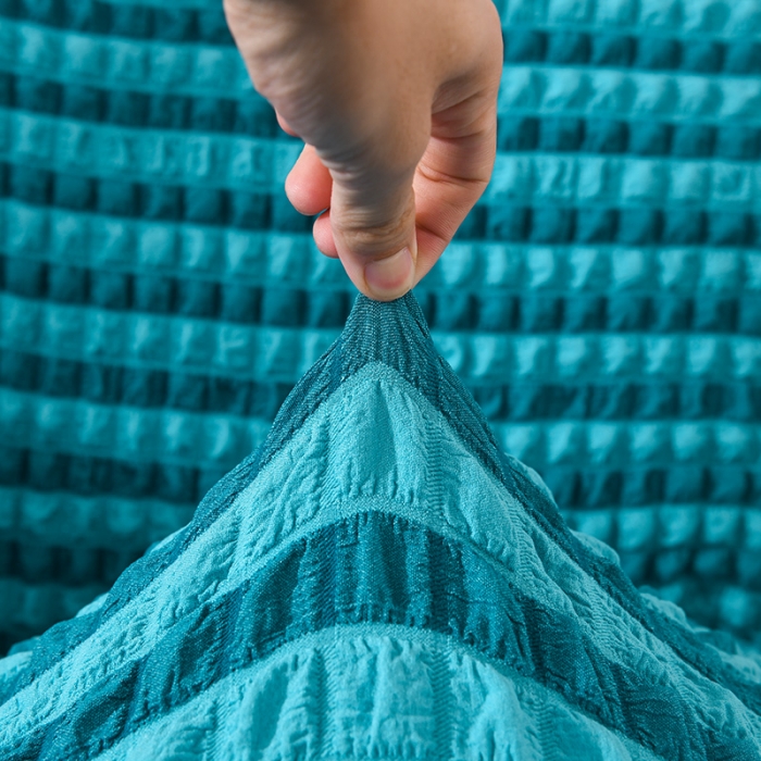 91家纺网 家纺一手货源 找家纺 （总）共鸣 2022新款泡泡纱系列裙摆款组合沙发套