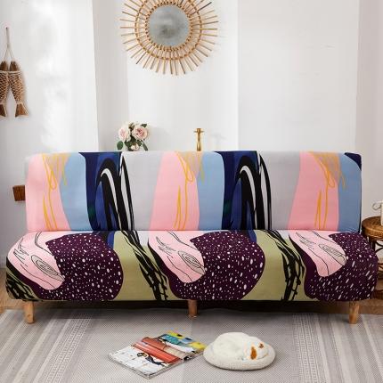 91家纺网 家纺一手货源 找家纺 （总）共鸣 2022新款牛奶丝印花系列沙发床套