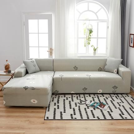 91家纺网 家纺一手货源 找家纺 （总）共鸣 2022新款牛奶丝印花系列组合沙发套