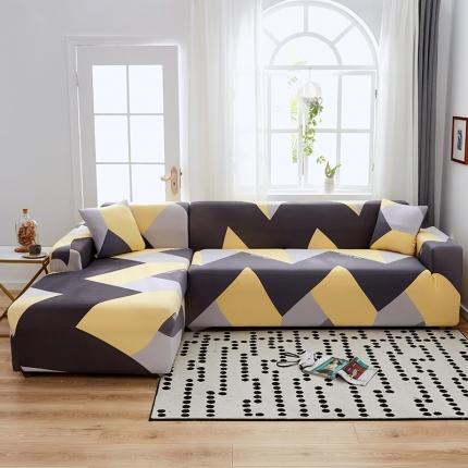 91家纺网 家纺一手货源 找家纺 （总）共鸣 2022新款牛奶丝印花系列组合沙发套