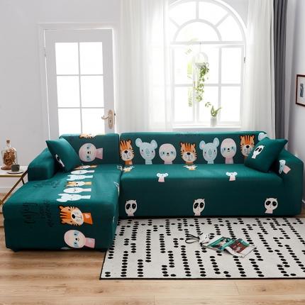 91家纺网 家纺一手货源 找家纺 （总）共鸣 2022新款牛奶丝印花系列组合沙发套