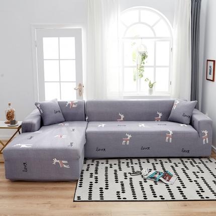 91家纺网 家纺一手货源 找家纺 （总）共鸣 2022新款牛奶丝印花系列组合沙发套