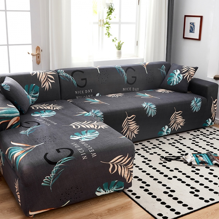 91家纺网 家纺一手货源 找家纺 （总）共鸣 2022新款牛奶丝印花系列组合沙发套