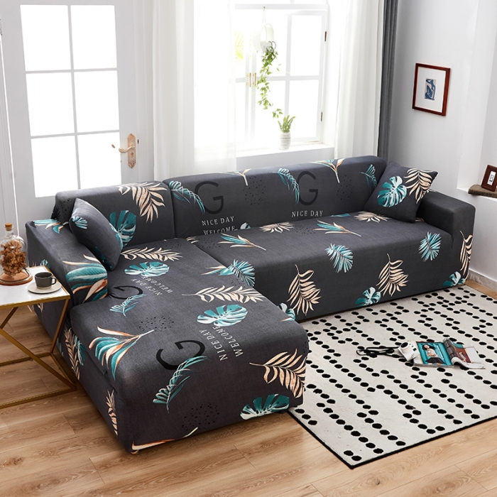 91家纺网 家纺一手货源 找家纺 （总）共鸣 2022新款牛奶丝印花系列组合沙发套