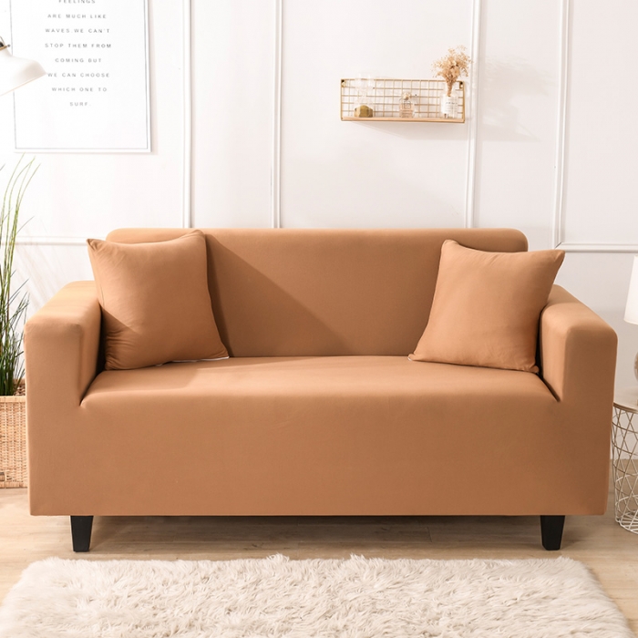 91家纺网 家纺一手货源 找家纺 （总）共鸣 2022新款牛奶丝素色系列双人沙发套