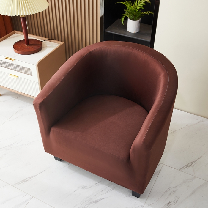 91家纺网 家纺一手货源 找家纺 （总）共鸣 2022新款牛奶丝素色系列半圆沙发套